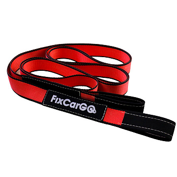 Трос буксировочный с петлями, 50 мм, 7 т, 4 м.